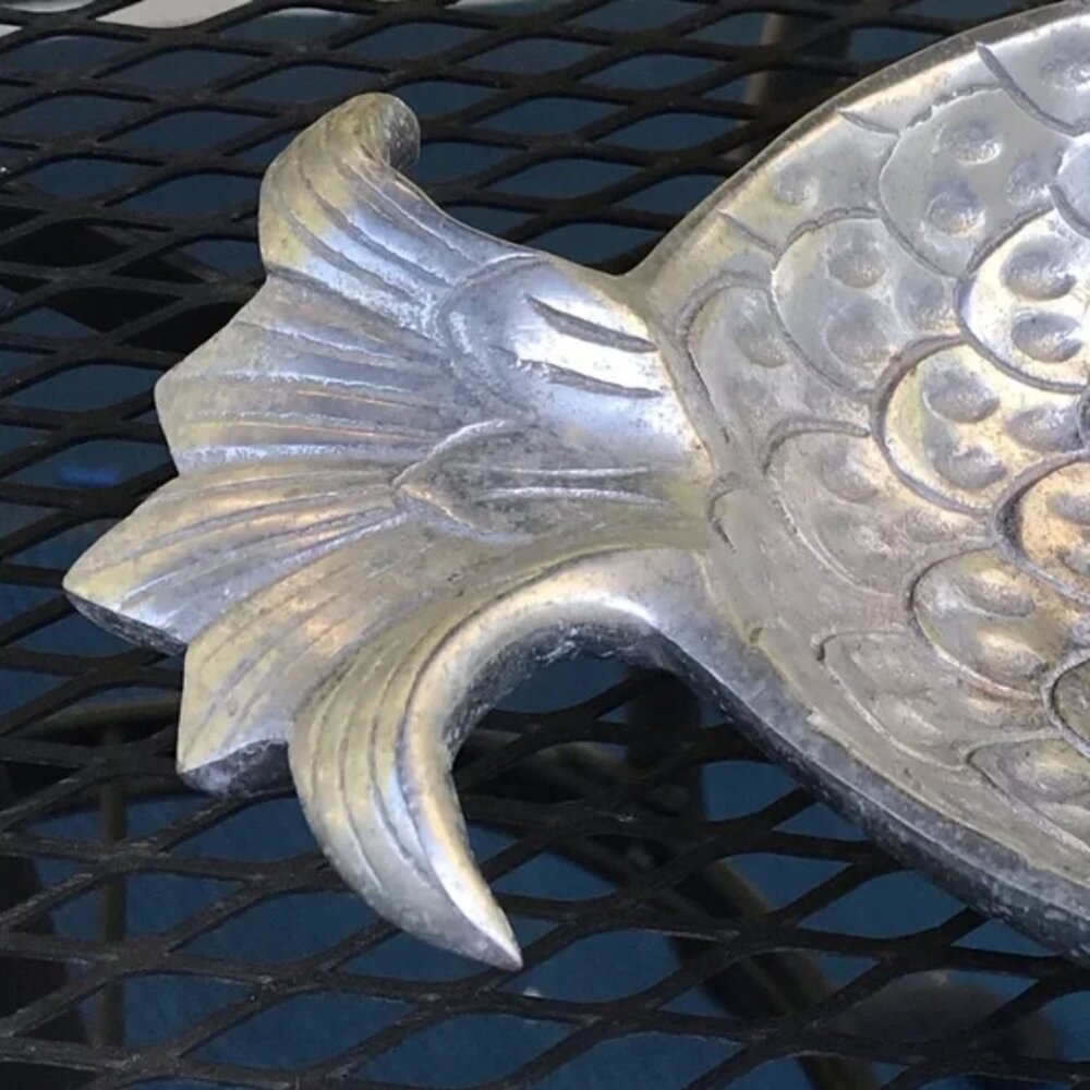 🏷️ Metal Pineapple Dish/Bowl Made in Mexico - Picture 4 of 11